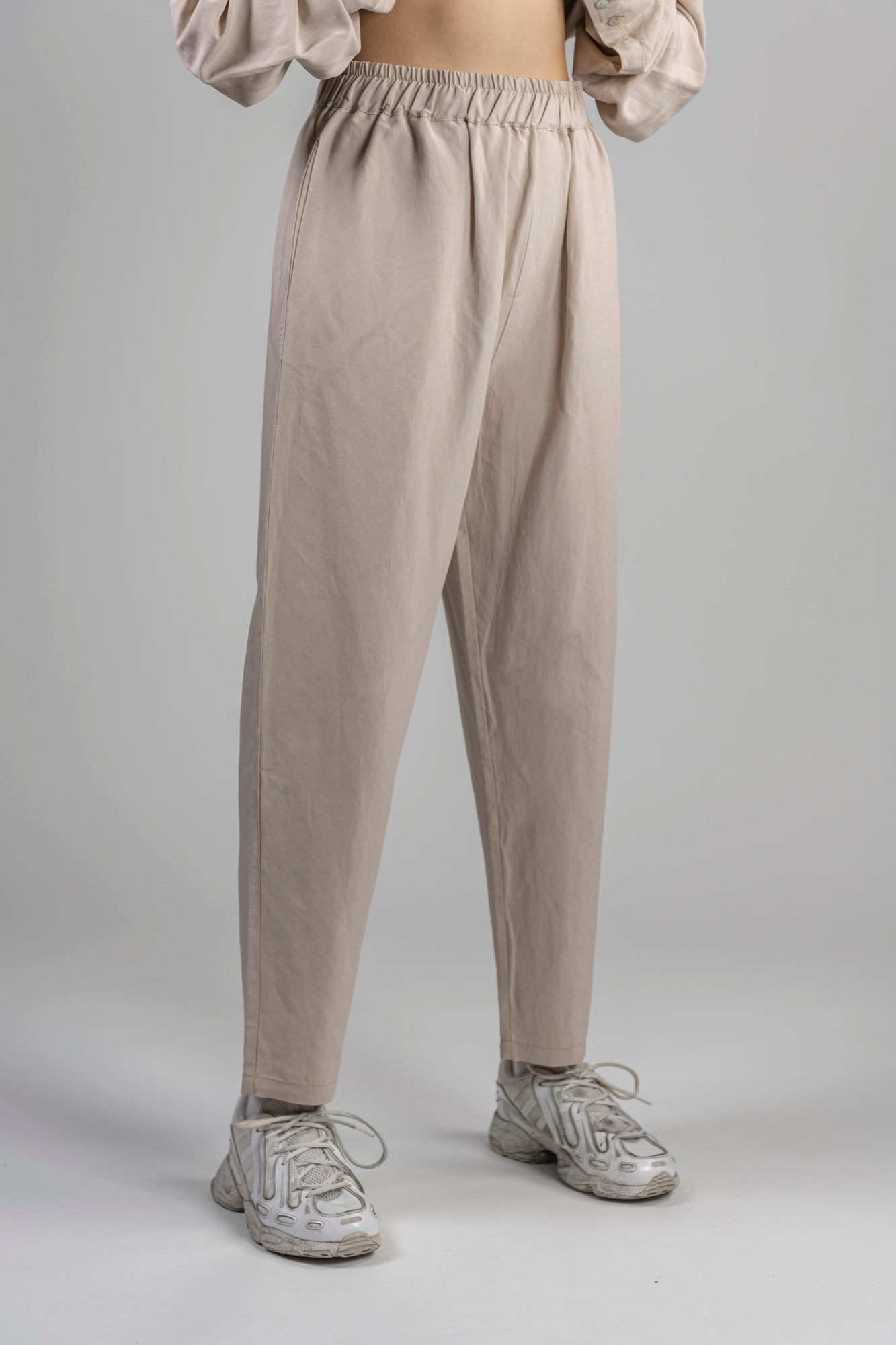 Talbots 100% Linen Oatmeal Beige Lined Lagenlook Pants, size 18 Tan - $51  (65% Off Retail) - From Irina