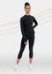black workout leggings front 2
