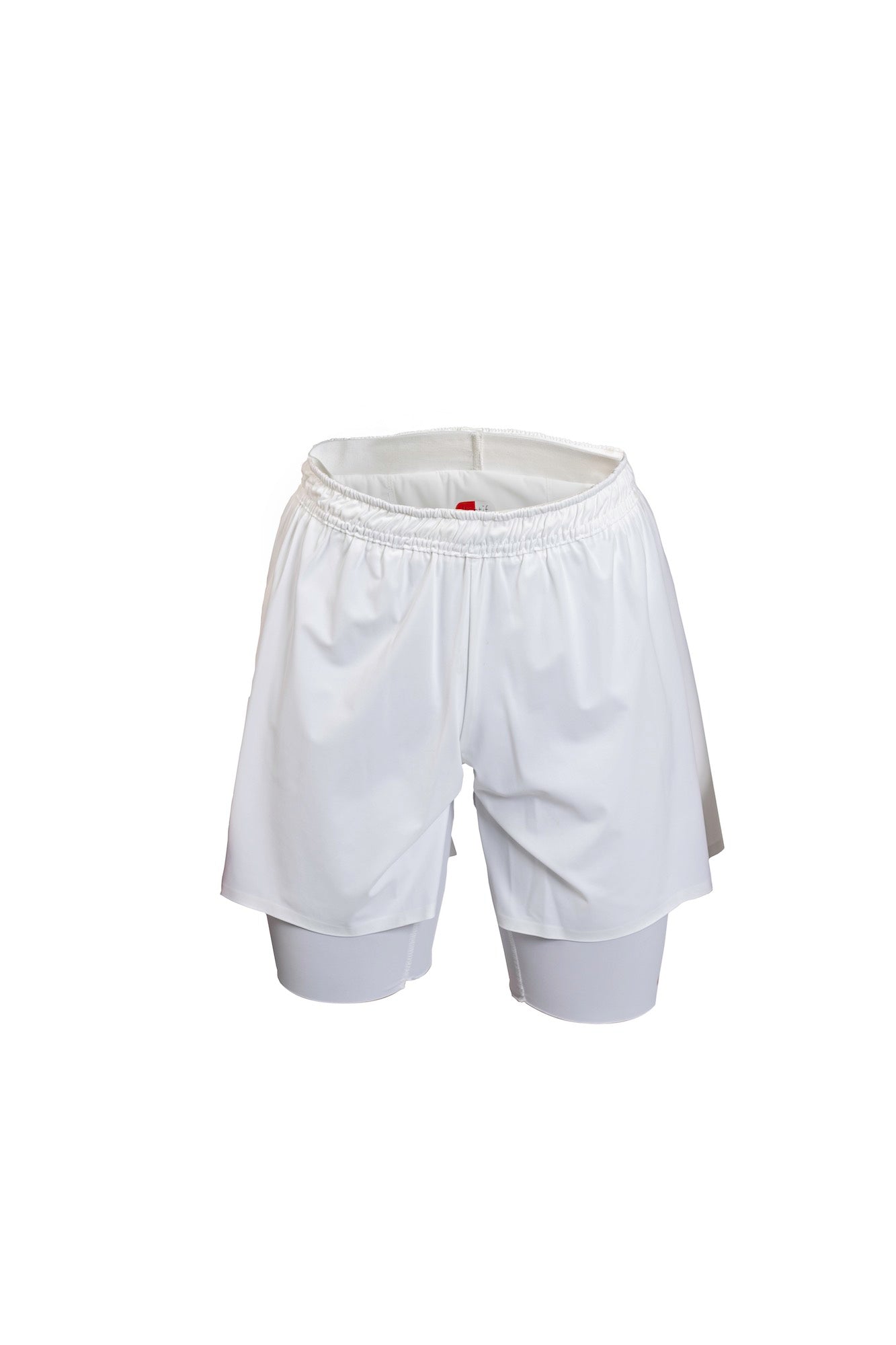 Women's White Running Shorts